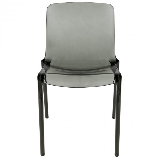 LeisureMod Murray Modern Dining Chair, Black, MC20TBL