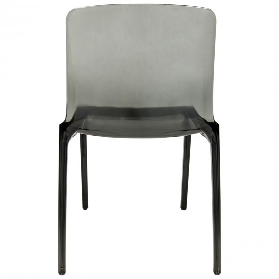 LeisureMod Murray Modern Dining Chair, Black, MC20TBL