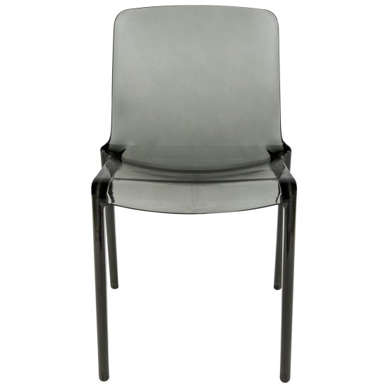 LeisureMod Murray Modern Dining Chair, Set of 2, Black, MC20TBL2