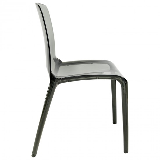 LeisureMod Murray Modern Dining Chair, Set of 4, Black, MC20TBL4