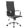 LeisureMod Harris High-Back Office Chair, Black, HOT19BLL