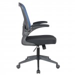 LeisureMod Newton Mesh Office Chair, Royal Blue, NO20BU