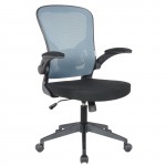 LeisureMod Newton Mesh Office Chair, Grey, NO20GR