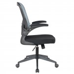 LeisureMod Newton Mesh Office Chair, Grey, NO20GR