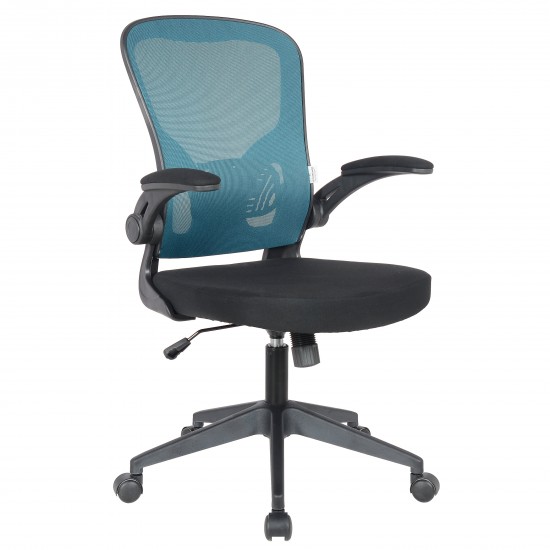 LeisureMod Newton Mesh Office Chair, Teal, NO20TL