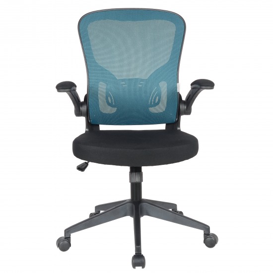 LeisureMod Newton Mesh Office Chair, Teal, NO20TL