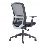 Ingram Modern Office Task Chair with adjustable armrests, Black, IO20BL