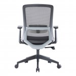 Ingram Modern Office Task Chair with adjustable armrests, Black, IO20BL