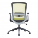 Ingram Modern Office Task Chair with adjustable armrests, Green, IO20G