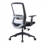 Ingram Modern Office Task Chair with adjustable armrests, White, IO20W