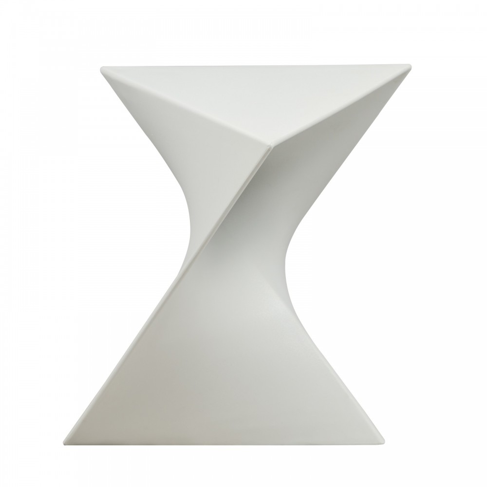 LeisureMod Randolph Modern Side Table, White, RS17W LeisureMod Randolph Modern Side Table, White, RS17W