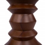 LeisureMod Madison Accent Side Table in Walnut - Alexander, Walnut, AS15DW