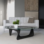 LeisureMod Imperial Triangle Coffee Table, Black, NG52BL