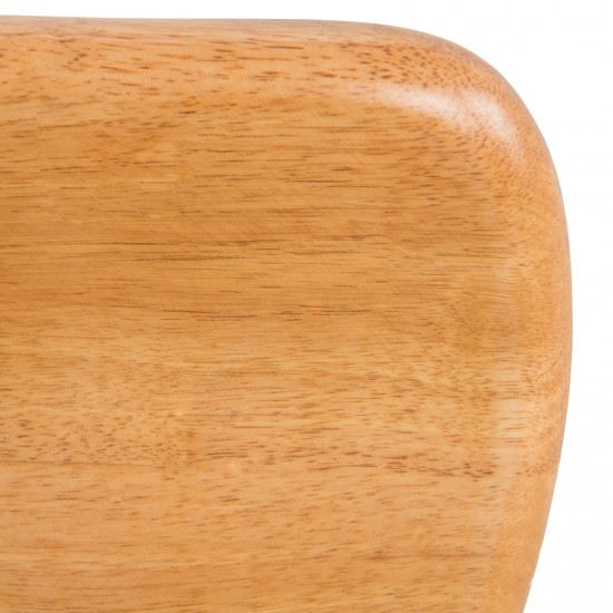 LeisureMod Imperial Triangle Coffee Table, Natural, NG52NW