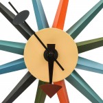 Maxi Modern Design Colorful Star Silent Non-Ticking Wall Clock, Multi, MCL18M