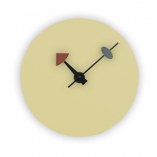 Modern Classy Design Round Silent Non-Ticking Wall Clock, Cream, MCLR11CR