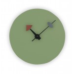 Modern Classy Design Round Silent Non-Ticking Wall Clock, Mint, MCLR11MT