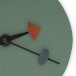 Modern Classy Design Round Silent Non-Ticking Wall Clock, Ocean Green, MCLR11OG