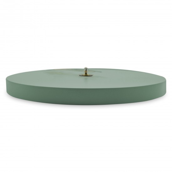 Modern Classy Design Round Silent Non-Ticking Wall Clock, Ocean Green, MCLR11OG