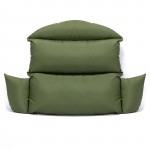 LeisureMod Hanging 2 person Egg Swing Cushion, Dark Green, ES57C-DG