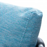 LeisureMod Spencer Modern Outdoor Rope Club Chair With Cushions, Grey, SC64GR
