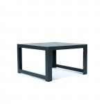 7-Pc Patio Sectional & Coffee Table Set Black Aluminum, Light Grey, CSTBL-7LGR
