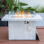 7-Pc Patio Sectional & Fire Pit Table Weathered Grey Aluminum, Black, CSFWGR-7BL