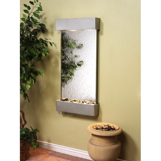 Whispering Creek-Silver Metallic-Silver Mirror