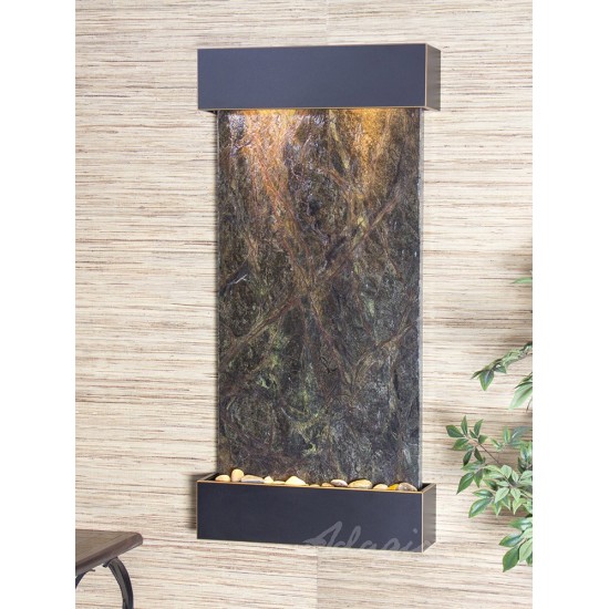 Whispering Creek-Blackened Copper-Green Marble