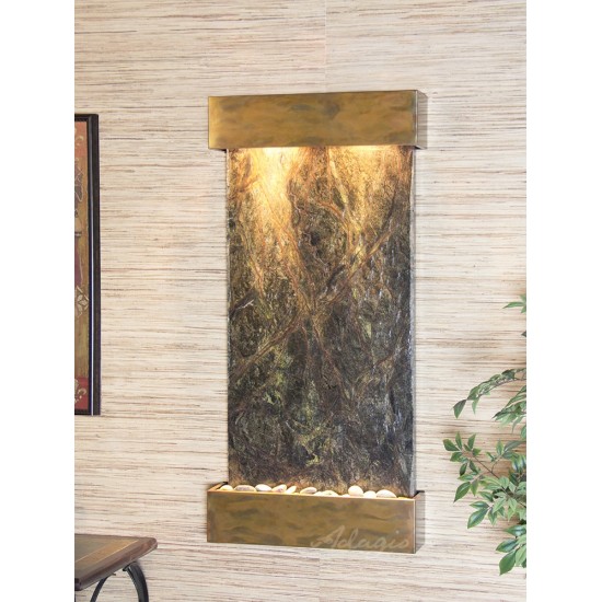 Whispering Creek-Rustic Copper-Green Marble