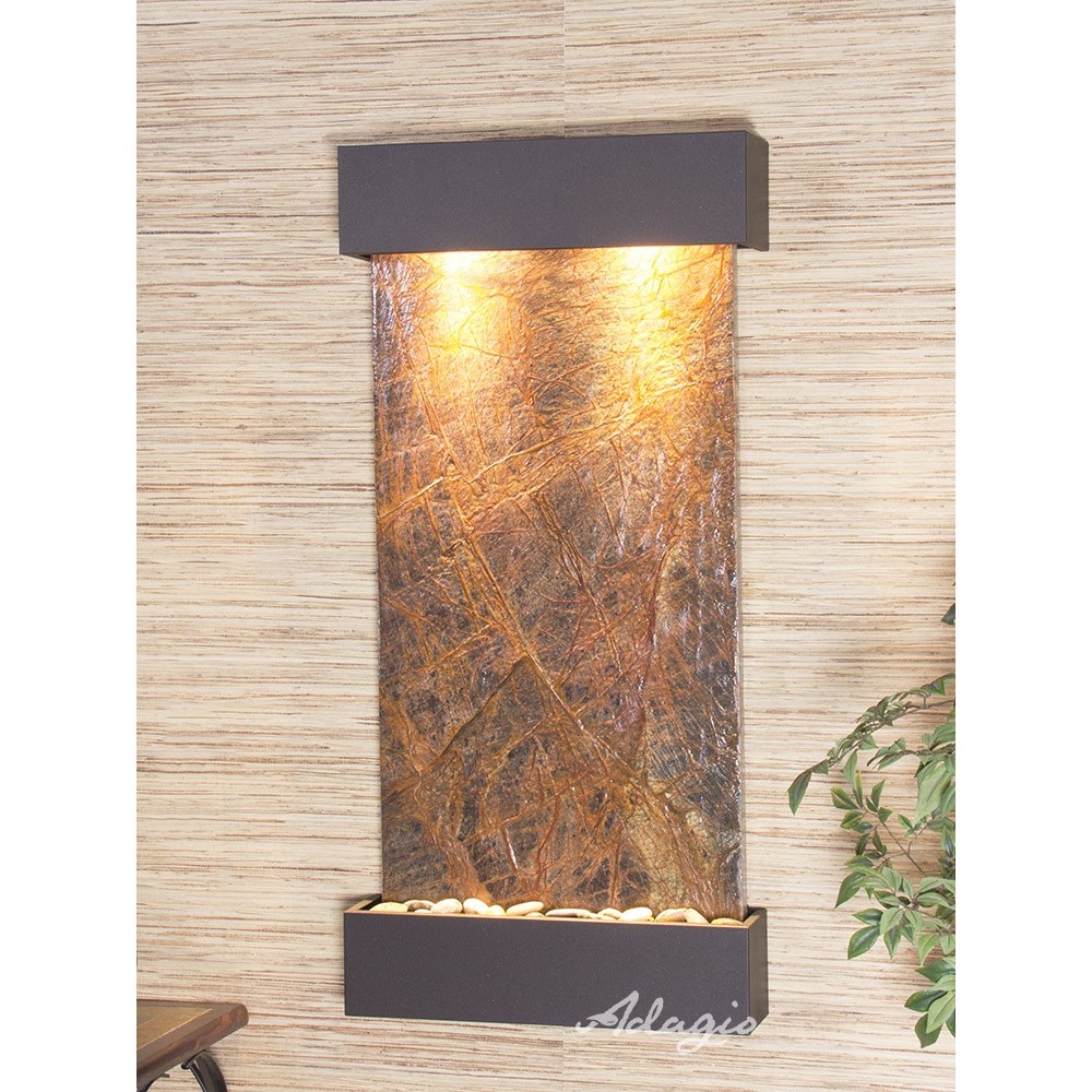 Whispering Creek-Antique Bronze-Brown Marble