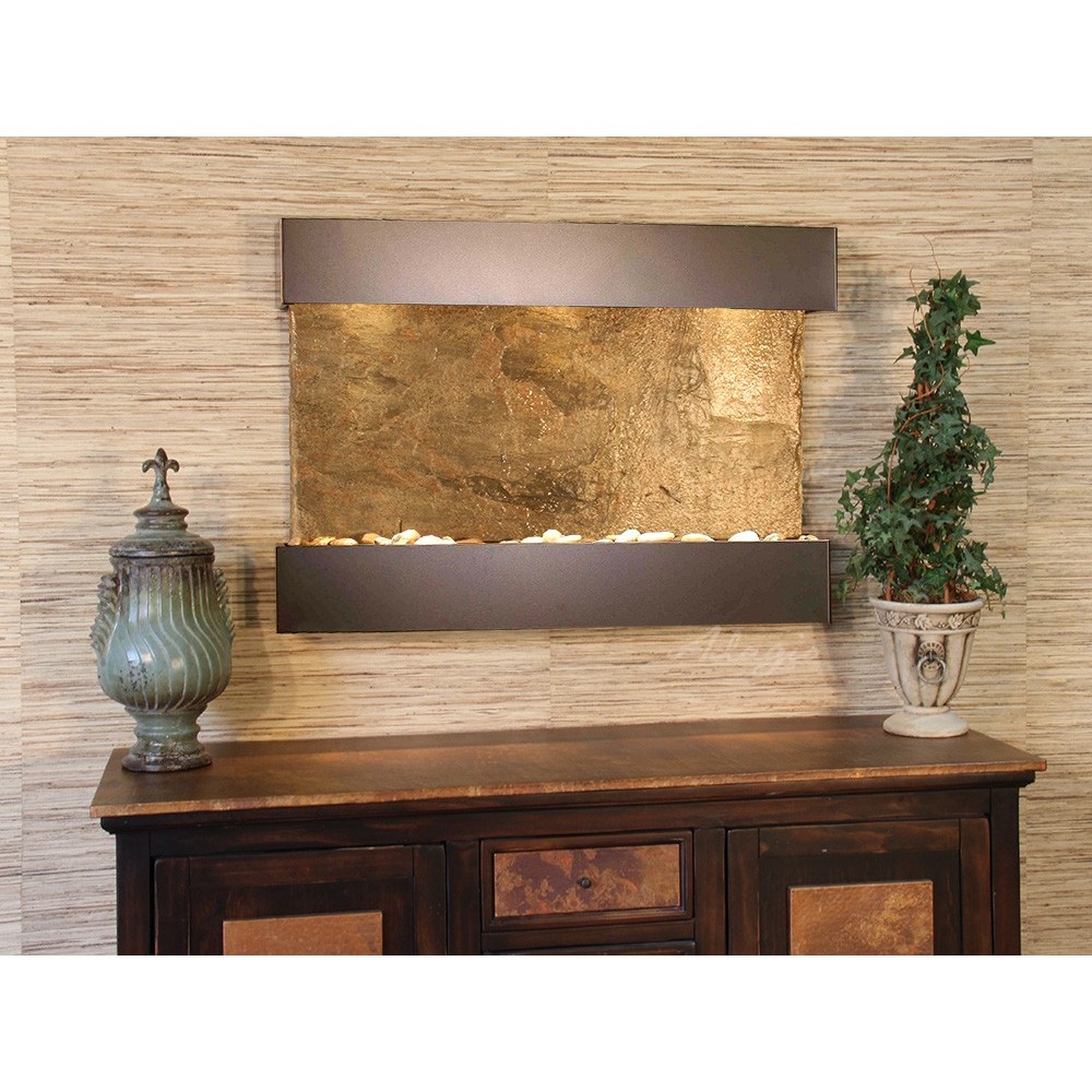 Reflection Creek-Antique Bronze-Green Natural Slate