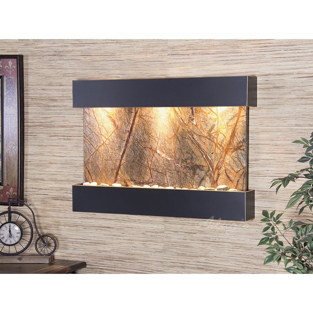 Reflection Creek-Blackened Copper-Brown Marble