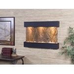 Reflection Creek-Textured Black-Brown Marble