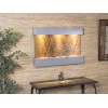 Reflection Creek-Silver Metallic-Brown Marble