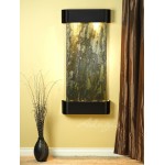 Cascade Springs-Round-Blackened Copper-Green Natural Slate