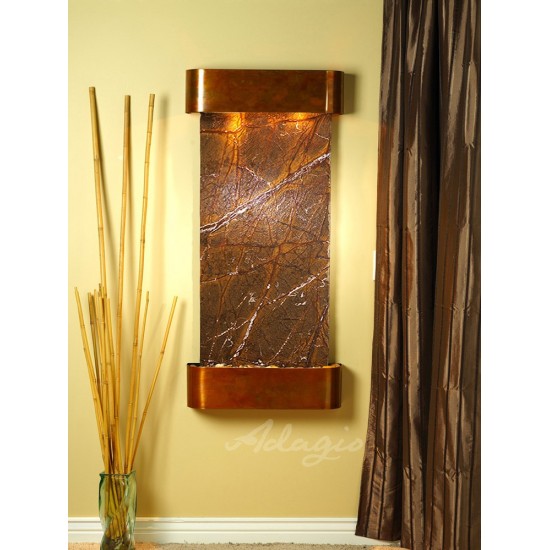 Cascade Springs-Round-Rustic Copper-Brown Marble