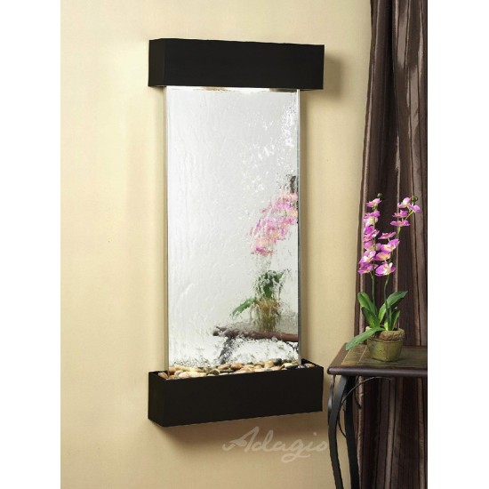 Cascade Springs-Square-Blackened Copper-Silver Mirror