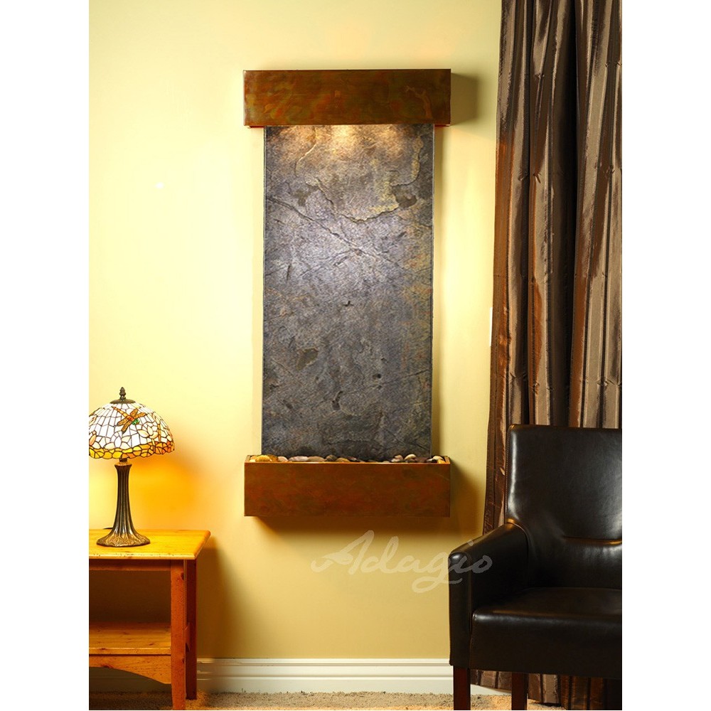 Cascade Springs-Square-Rustic Copper-Green Featherstone Cascade Springs-Square-Rustic Copper-Green Featherstone