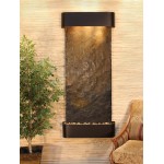 Inspiration Falls-Round-Blackened Copper-Multi-Color Natural Slate