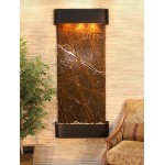 Inspiration Falls-Round-Blackened Copper-Brown Marble