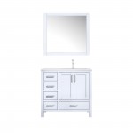 80" Dark Grey Double Vanity, Quartz Top, White Square Sinks, 30" Mirrors