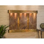 Olympus Falls-Round-Rustic Copper-Brown Marble