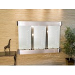 Olympus Falls-Round-Stainless Steel-Silver Mirror