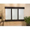 Olympus Falls-Square-Blackened Copper-Silver Mirror