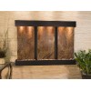 Olympus Falls-Square-Blackened Copper-Brown Marble