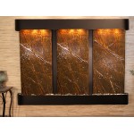 Deep Creek Falls-Round-Blackened Copper-Brown Marble