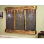 Deep Creek Falls-Round-Rustic Copper-Multi-Color Natural Slate