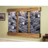Deep Creek Falls-Round-Rustic Copper-Black Spider Marble