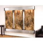 Deep Creek Falls-Round-Stainless Steel-Magnifico Travertine